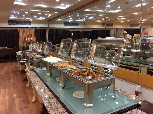 Our buffet dinner waiting for us at our hotel.