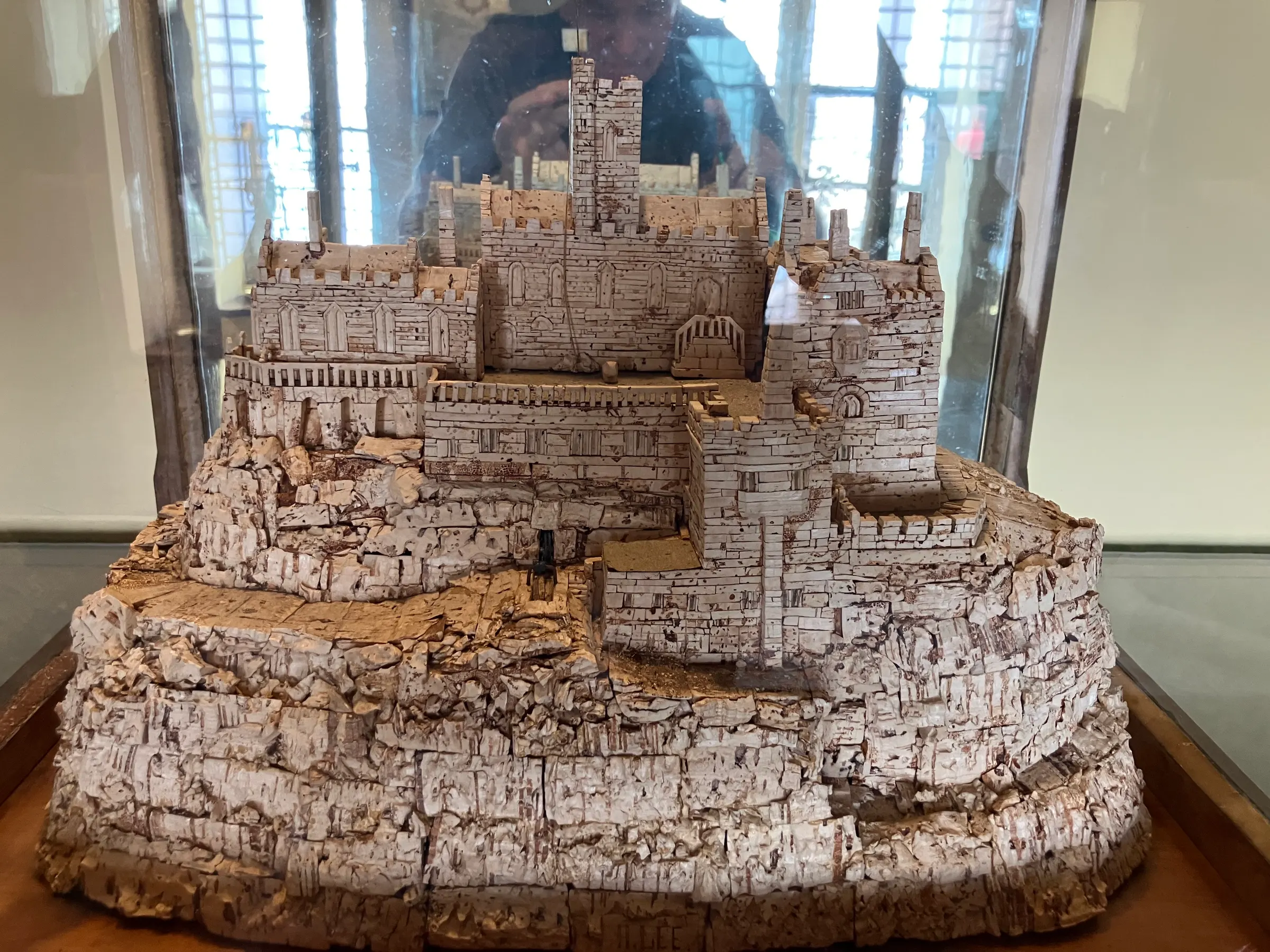 Model representation of St. Michaels Mount. They had a working chapel on it. Easy for the family to go to church I guess. :-)