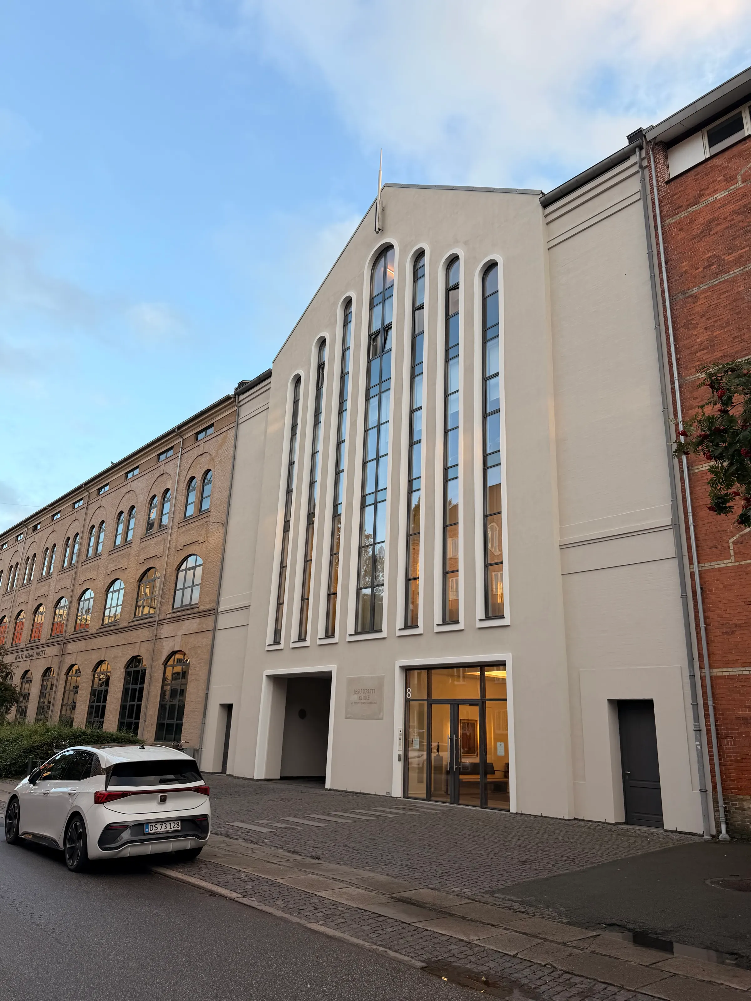 This is the chapel that houses a ward here in Copenhagen. A Sr. Missinoary couple gave us a tour and told us that the mission is baptizing 20 new souls each month.