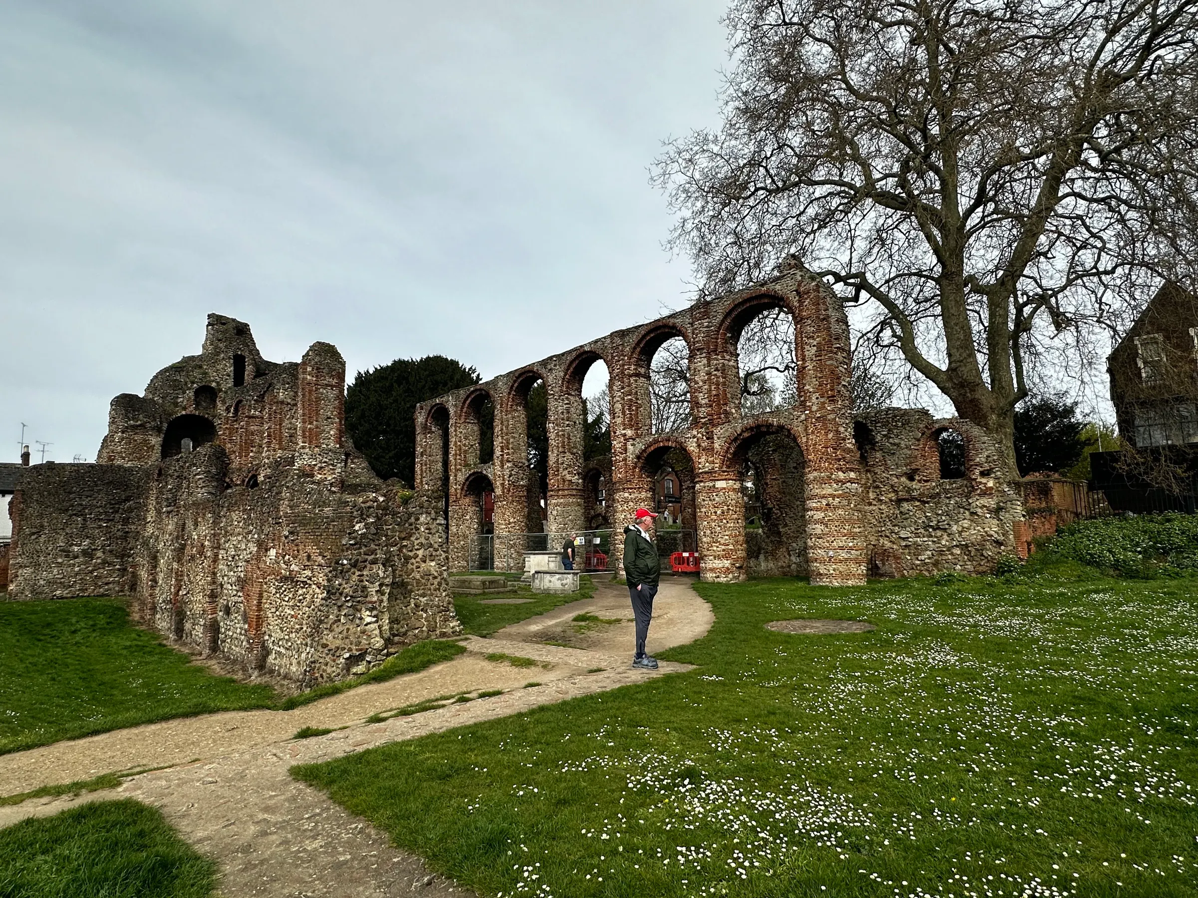 This is Orford Castle. You have to imagine a wall around this in its day. But now, the middle hall\tower just stands majestically on a small hill.