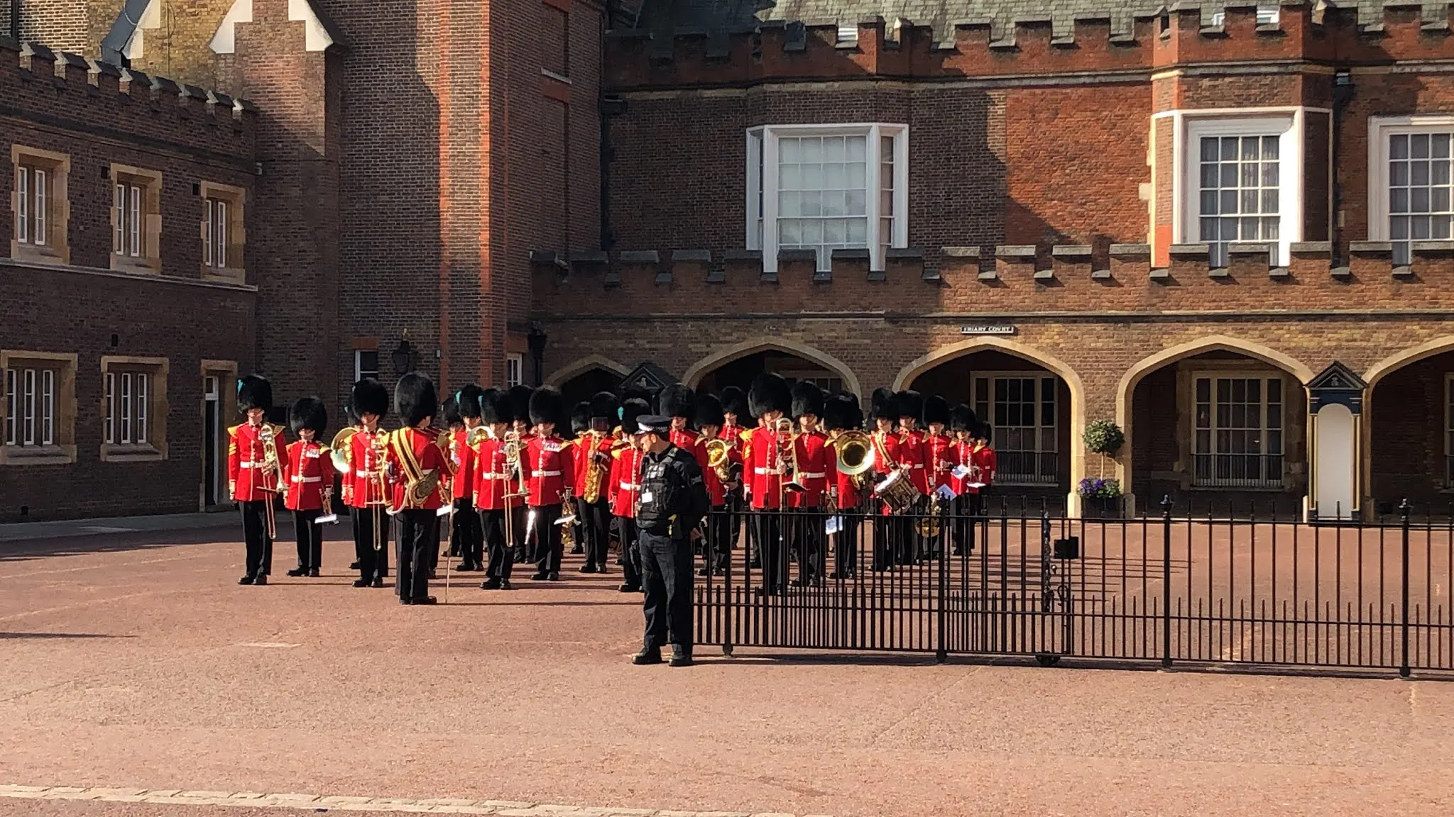 The Guard and Band coming out.