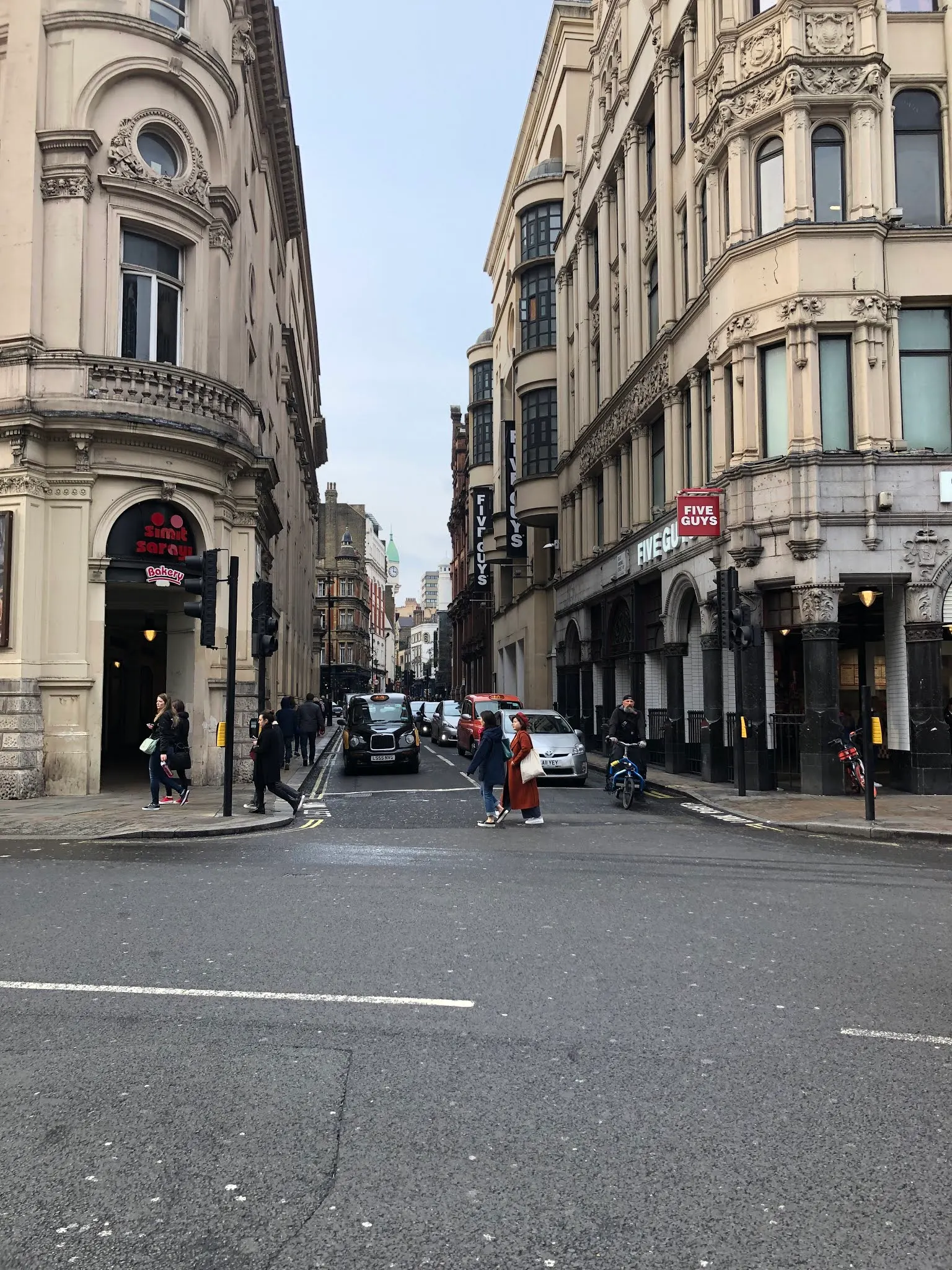 Street off of Piccadilly Circus.