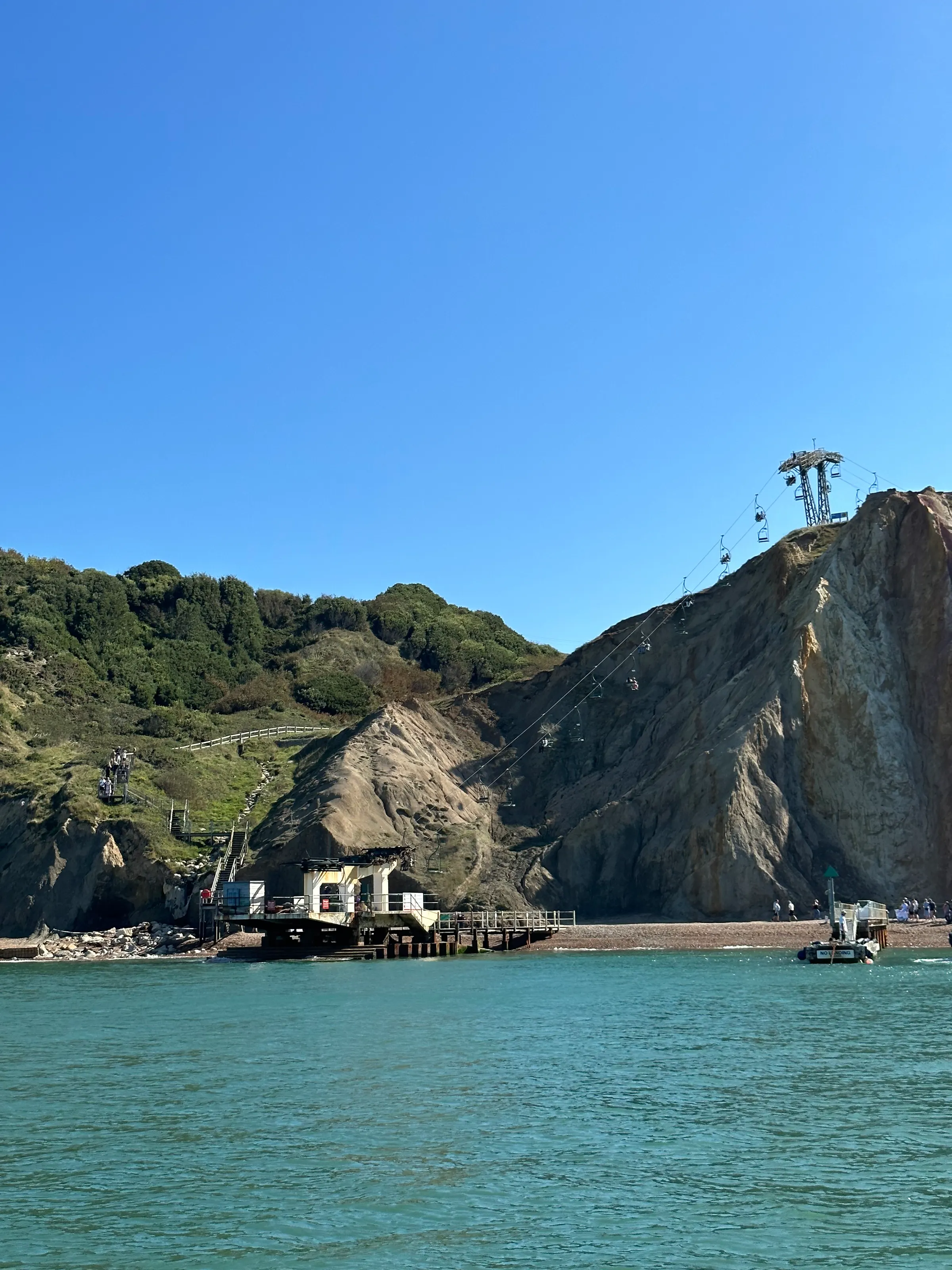 The bay at The Needles.