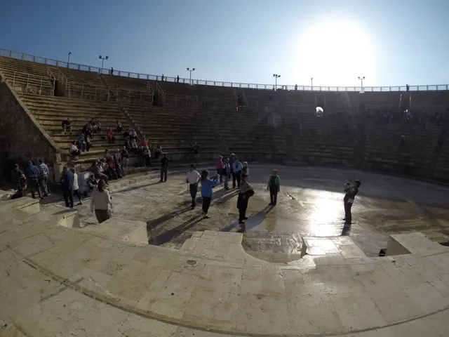Ruins at Caesarea.....