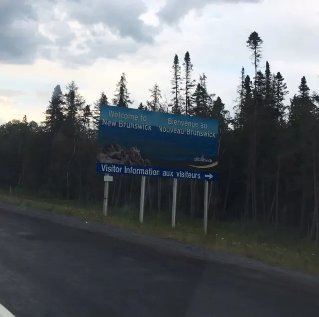 New Brunswick....it is really green with lots of pine trees so far.