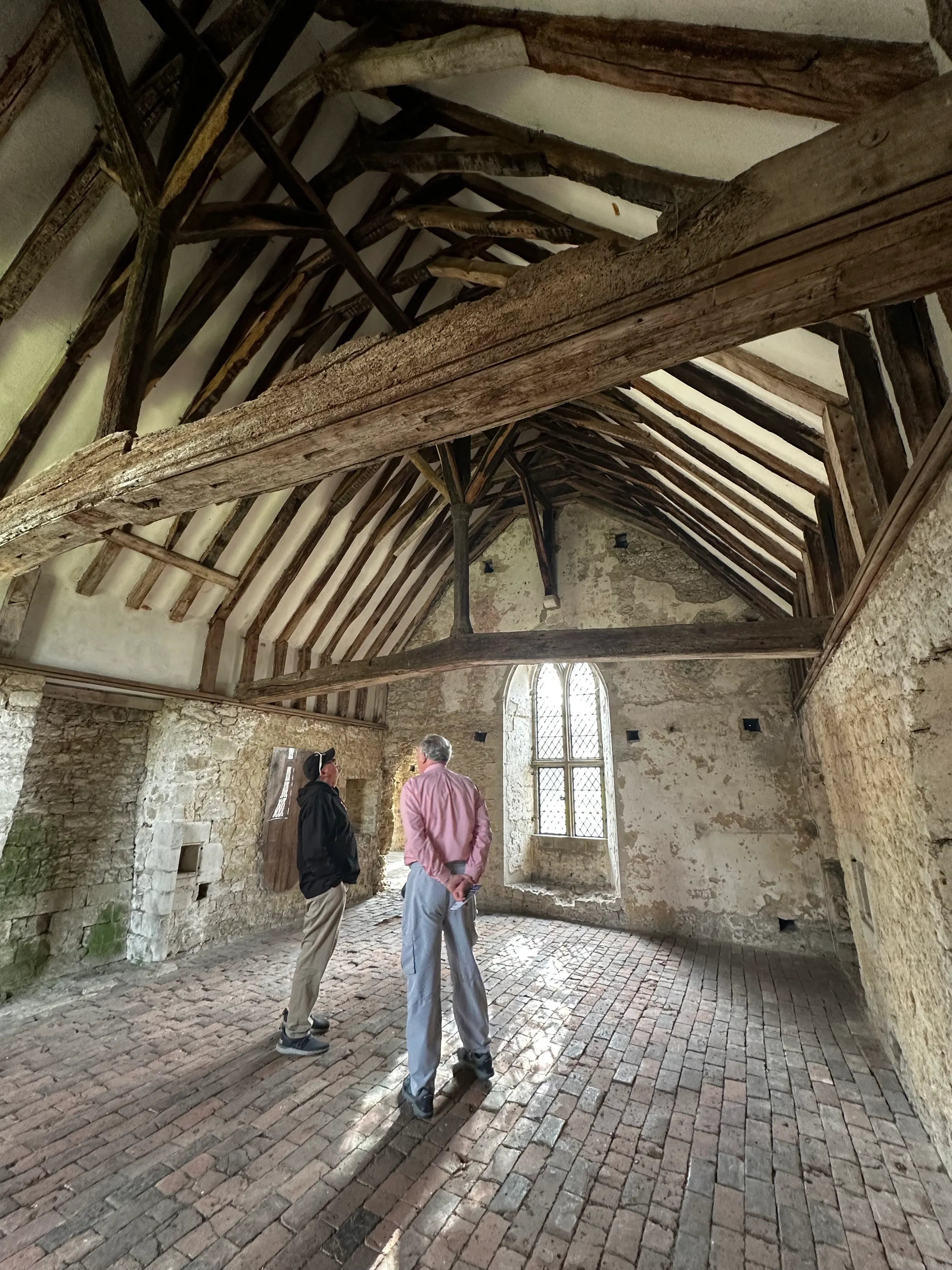 The main hall inside the manor. It is on the 2nd story and you had to take a spiral staircase to get up into it…which was a defensive mechanism having a spiral staircase in those days.