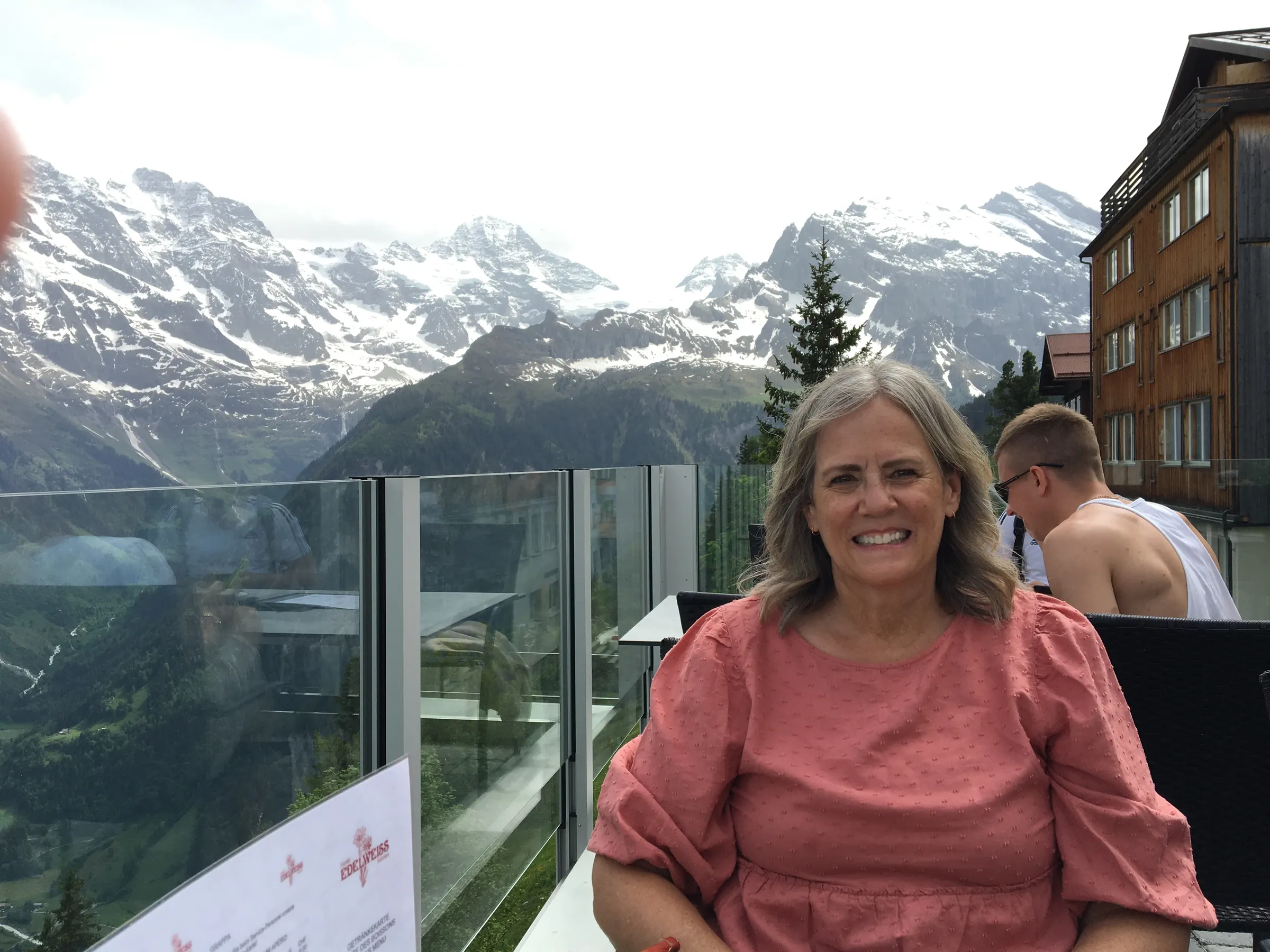 Happy girl in Mürren…..