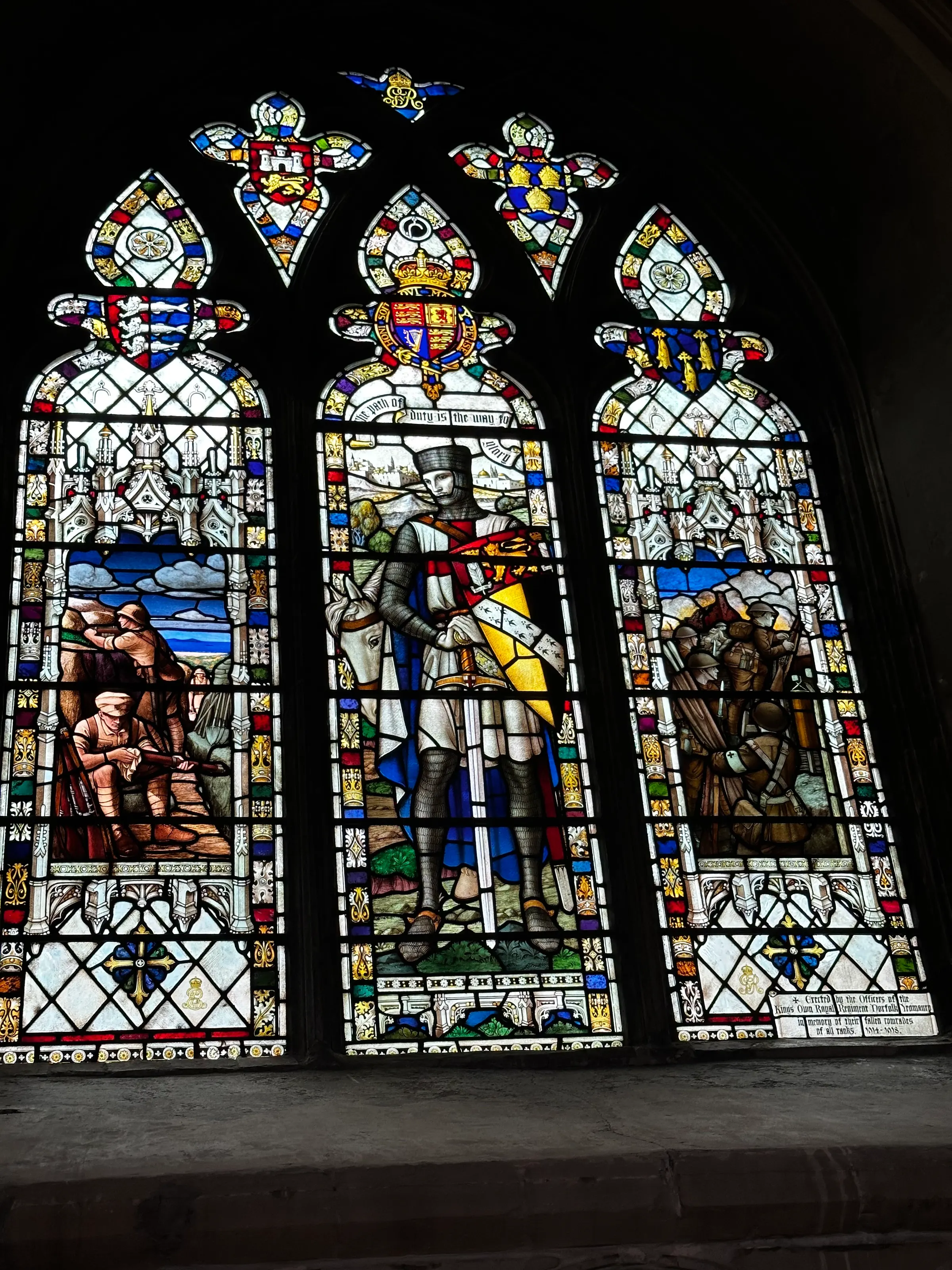 Some more stained glass in one of the cathedrals.