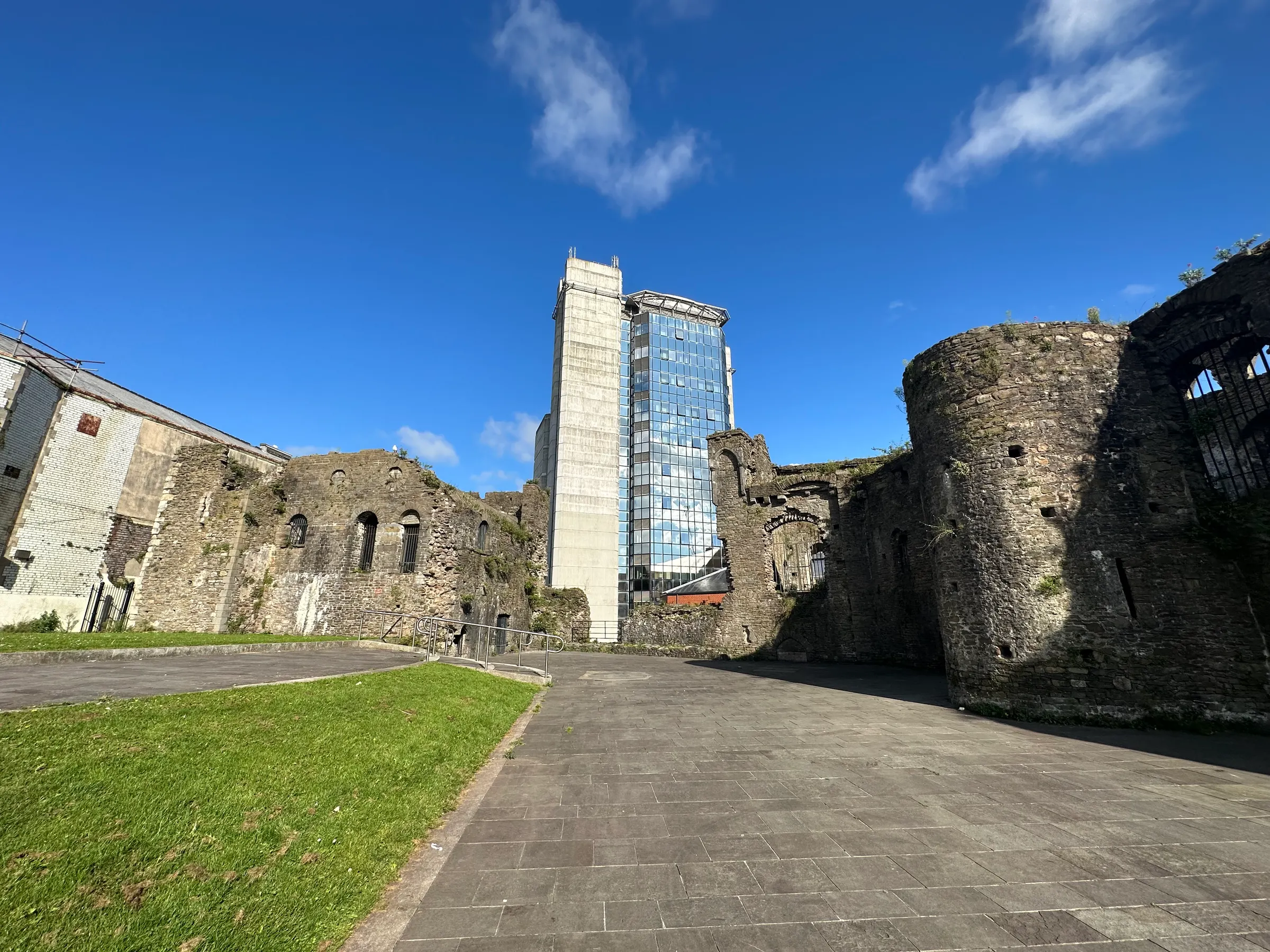 Old castle with new castles…. :-)
