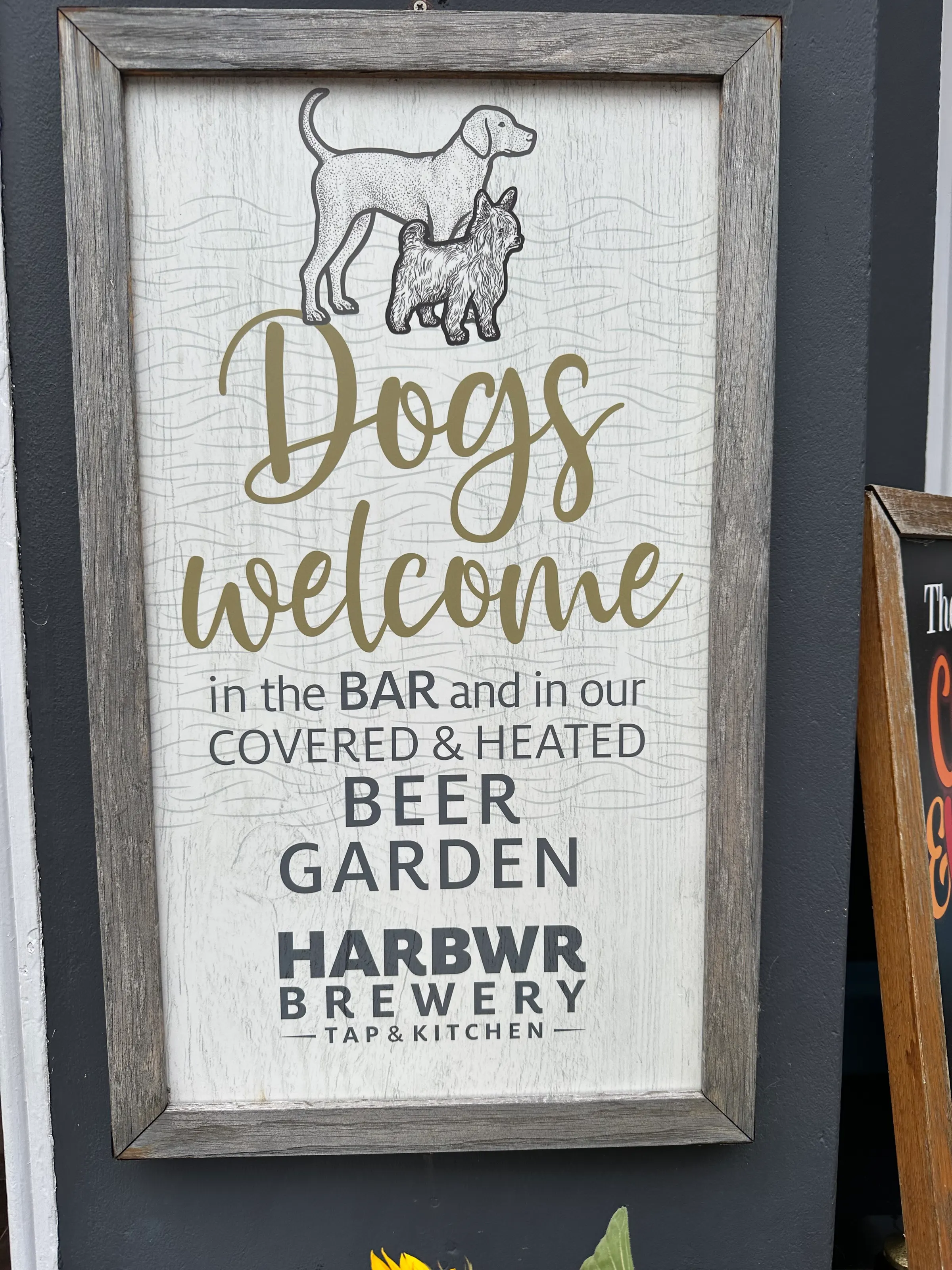 I forgot to bring our dog. But glad to see there was a menu for it if I had.