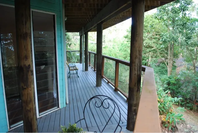 The wrap around porch....
