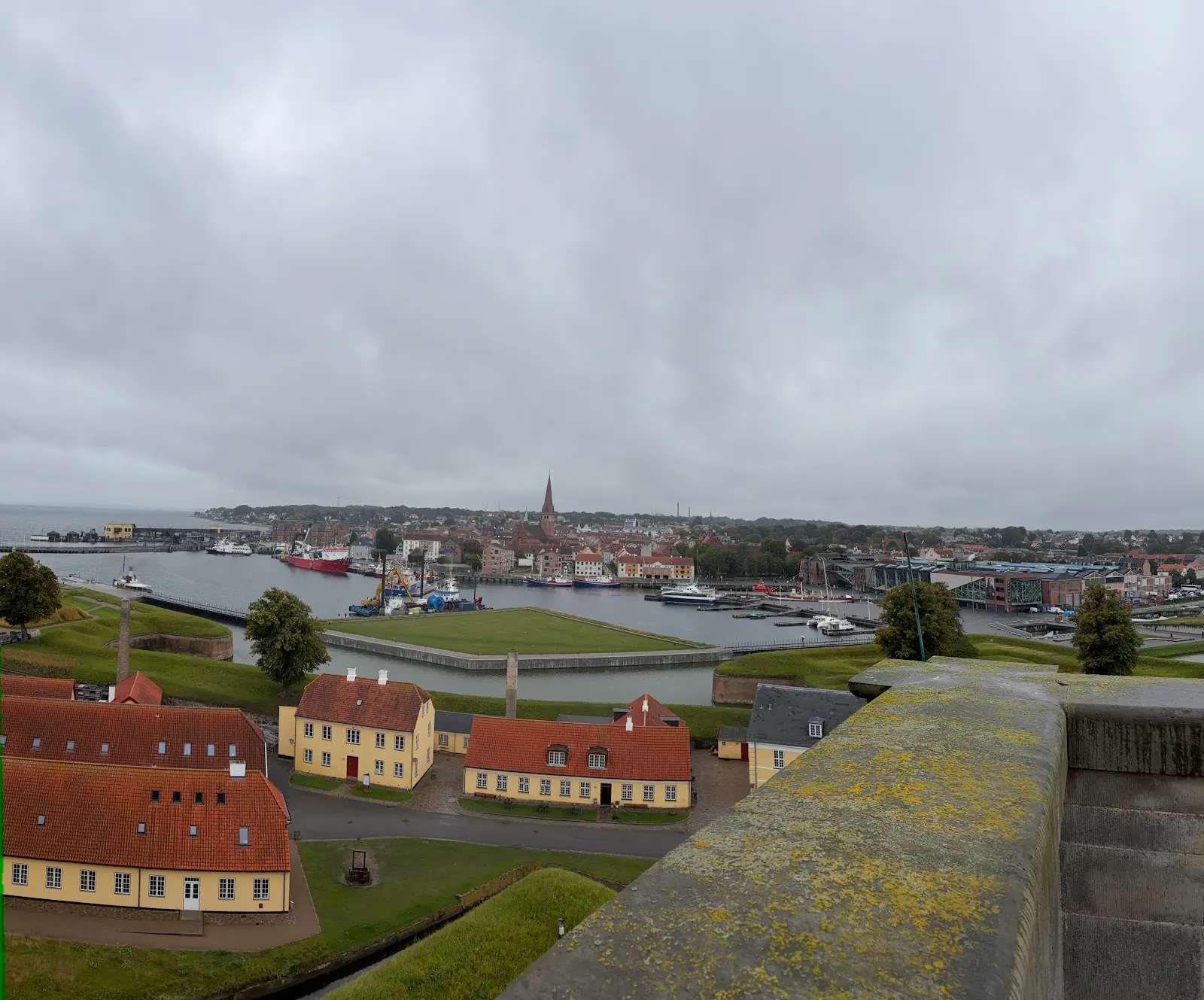 Another shot of Helsingor from the castle.