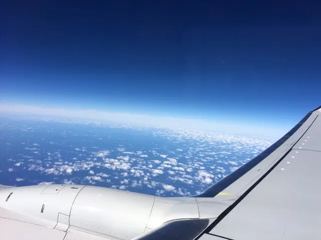 It was a beautiful sky and ocean. I hate to leave it....