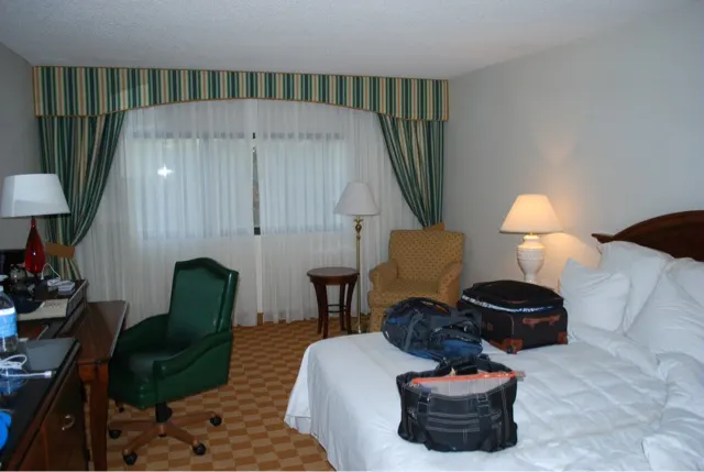 Our hotel room.