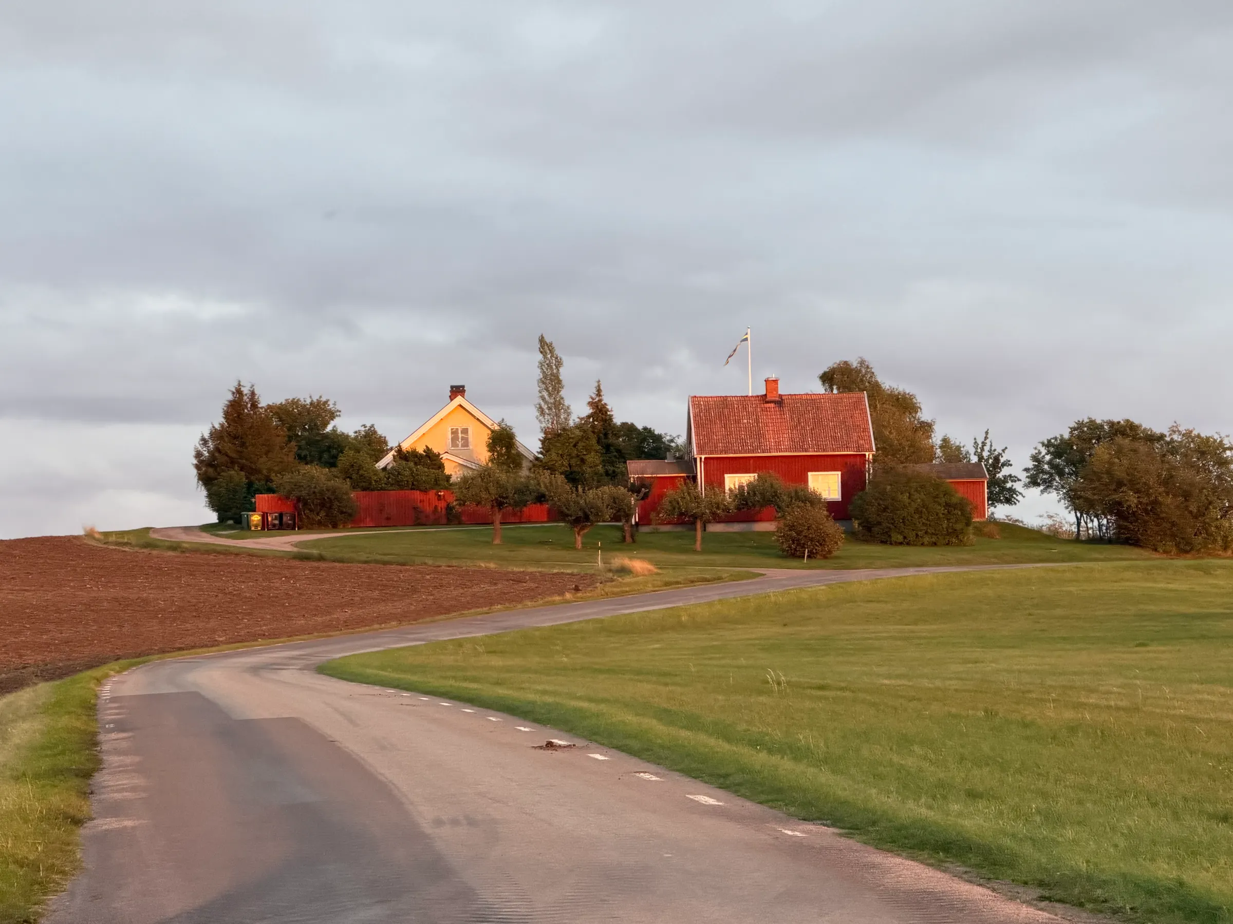 Just up the road from our country house is this church. People much come from all the farms to attend.