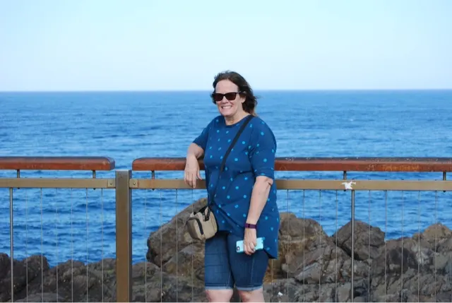 Enjoying the sea...