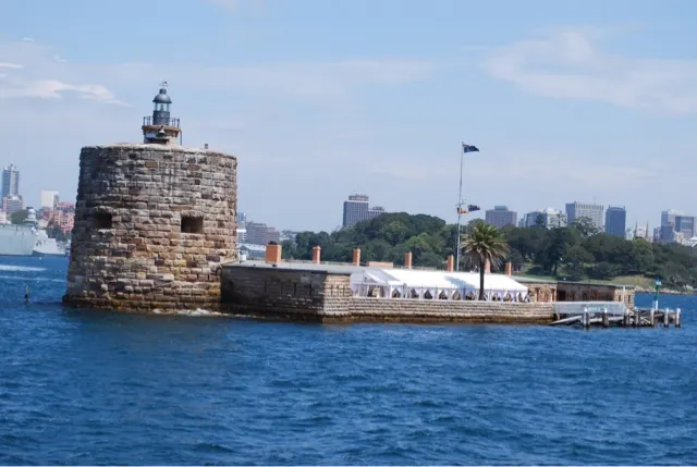 Fort Dennison....out in the middle of the harbor.