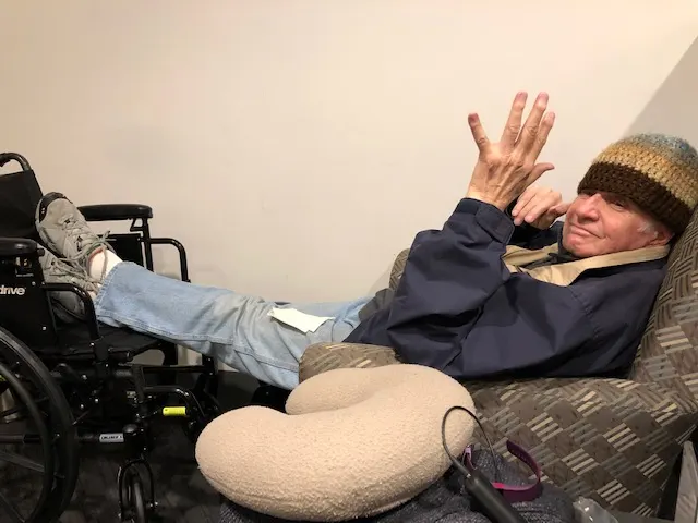 Now that is how you use a wheelchair!