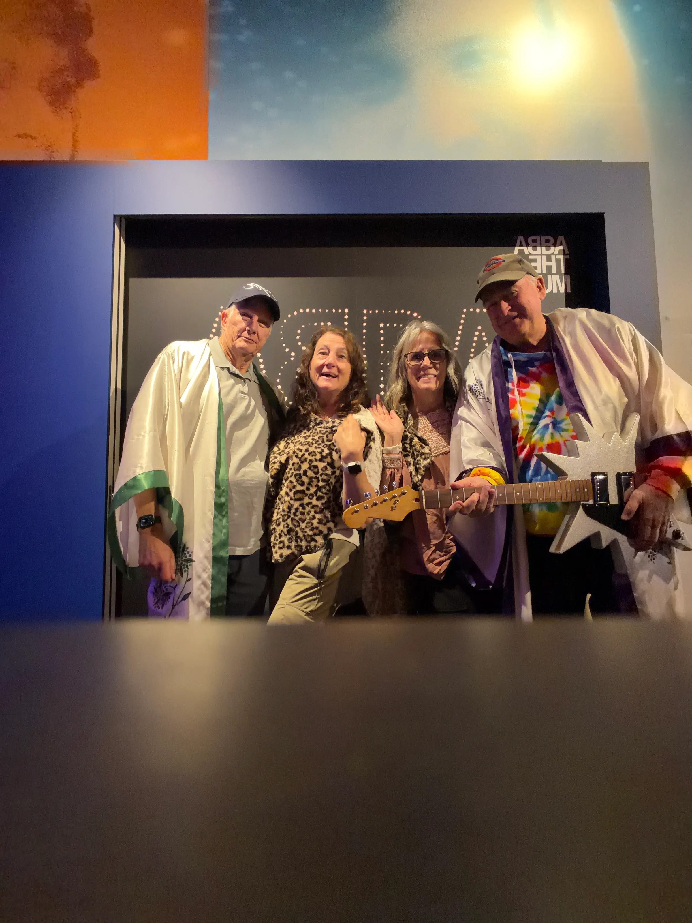 Some crazy ABBA Museum pictures. We had a lot of fun there.