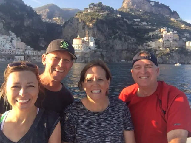 Atrani in the background....