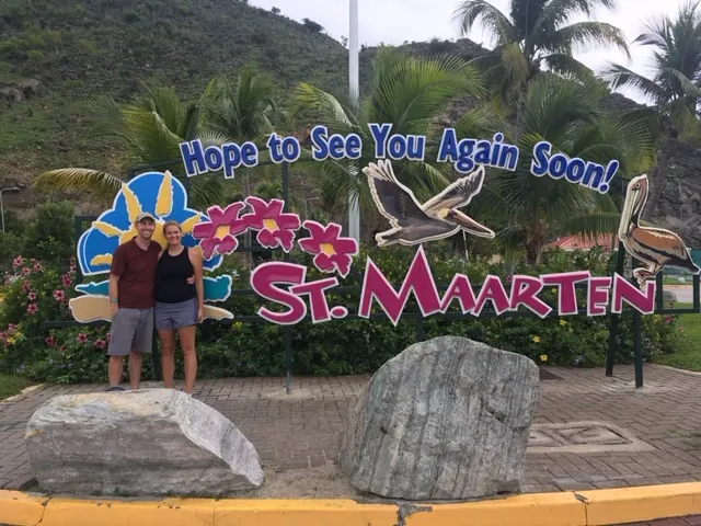 Adios St. Maarten....Cassidy and MIke.