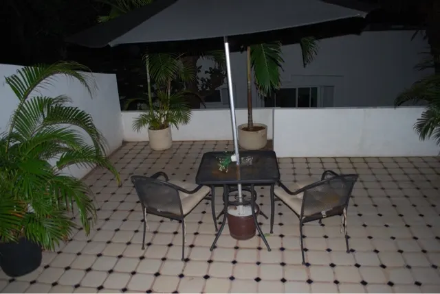 Our veranda outside our bedroom....there are 4 bedrooms that they rent out in this house.