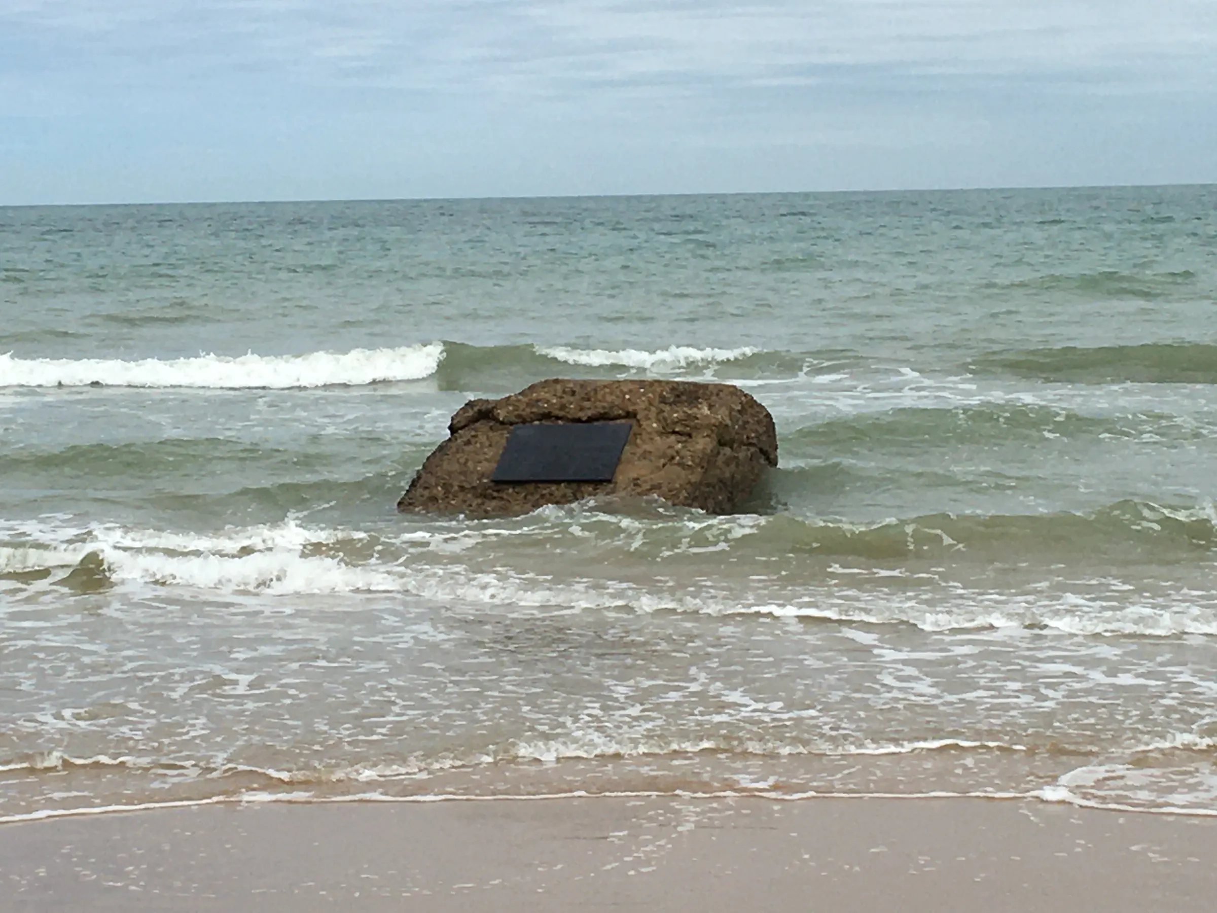 Memorial at Omaha Beach.