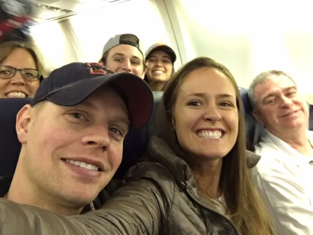 The group on their way to Dallas....