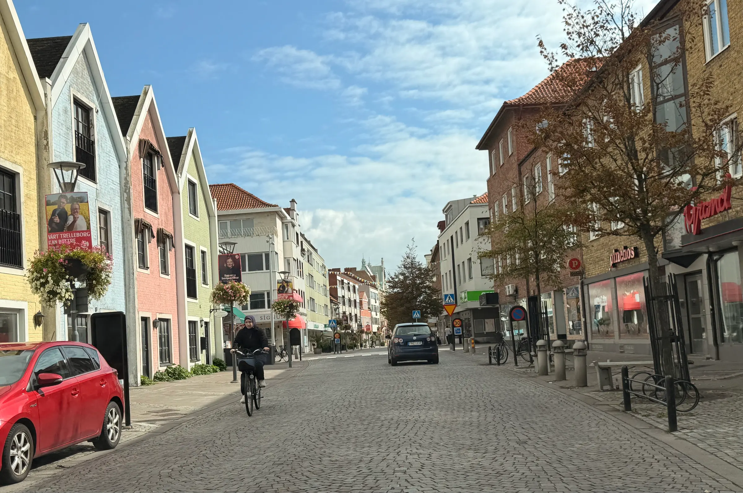 This is one of the streets we drove through on our journey. It was a cute little street.