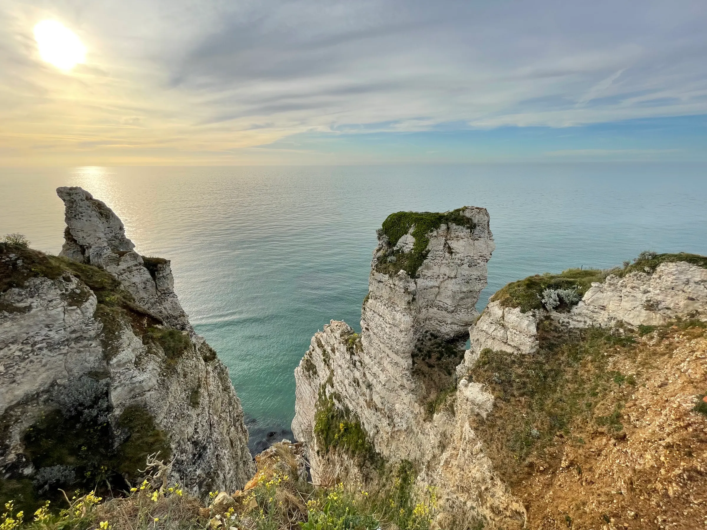 A couple more photos from the Cliffs at Etretat.