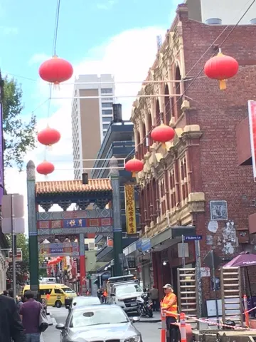 China Town....not a whole lot. But everything was in Chinese....