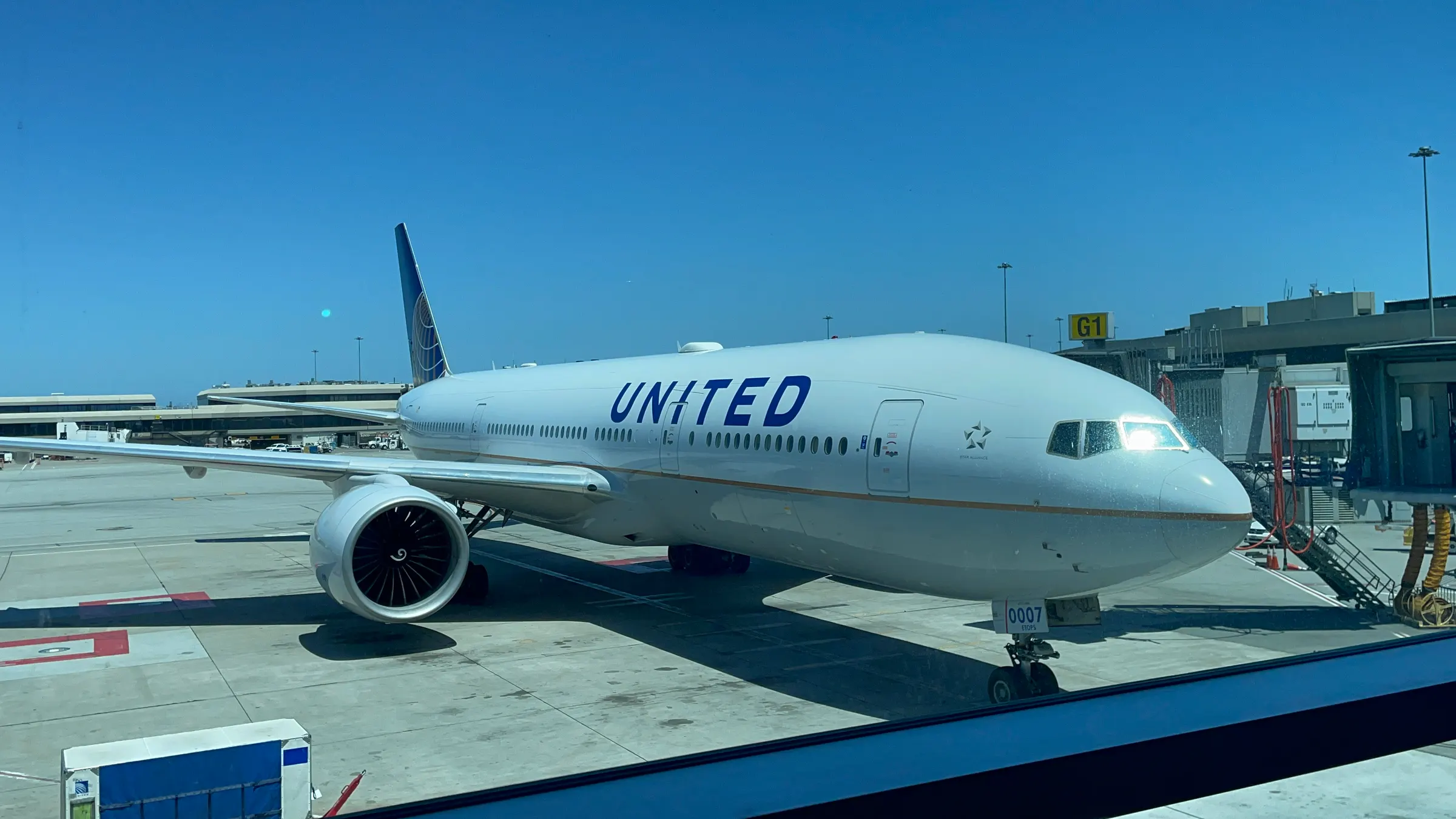 Our big bird. 777-200. I’m always amazed these big ships get off the ground with over 250+ people an all their things on it.