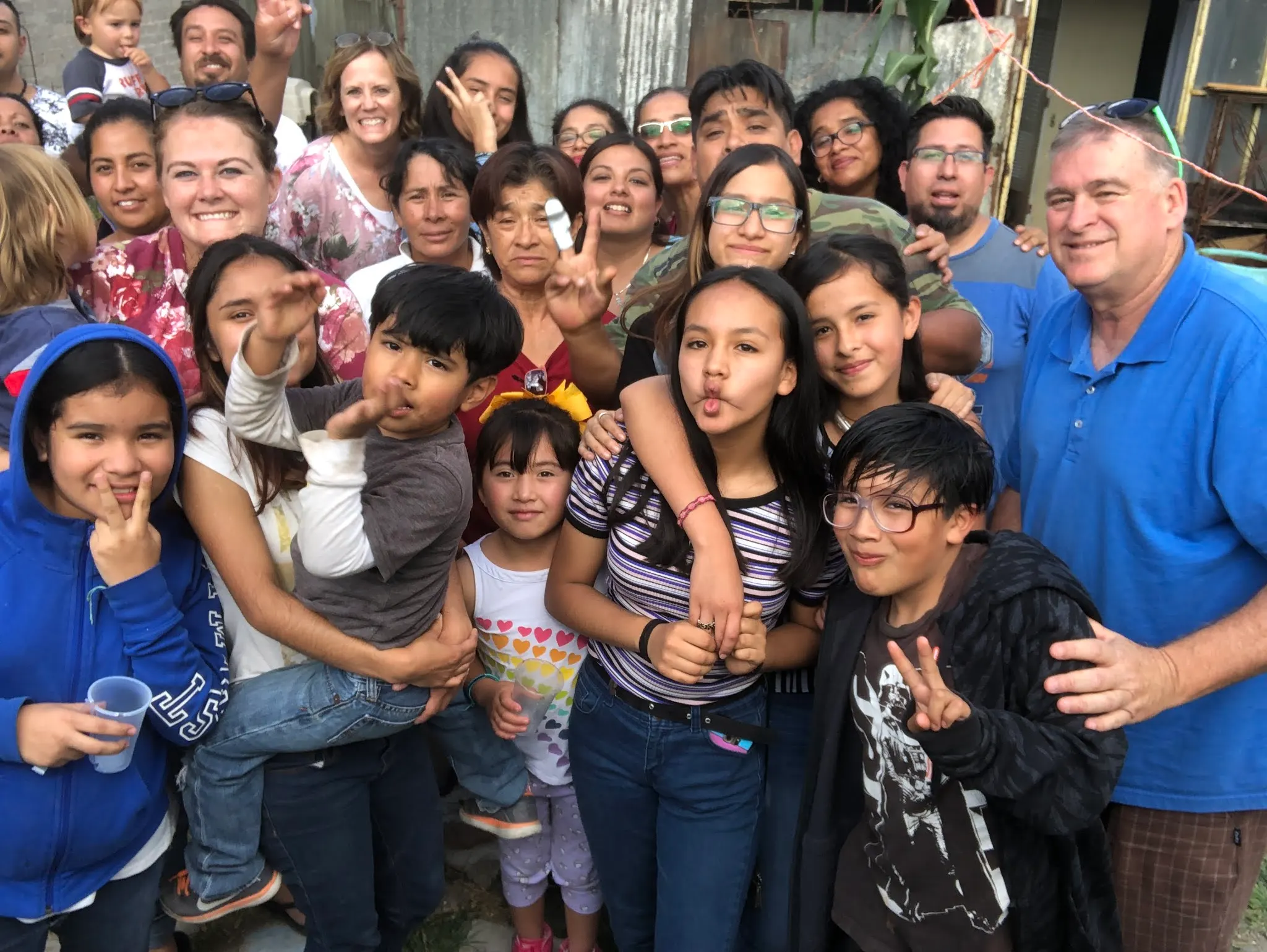 More of the gang....40+ came. Some family of Blanca’s...some close friends.