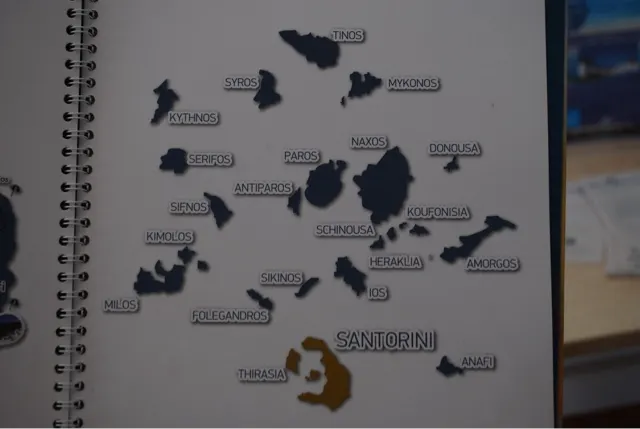Nice map of the Greek isles....
