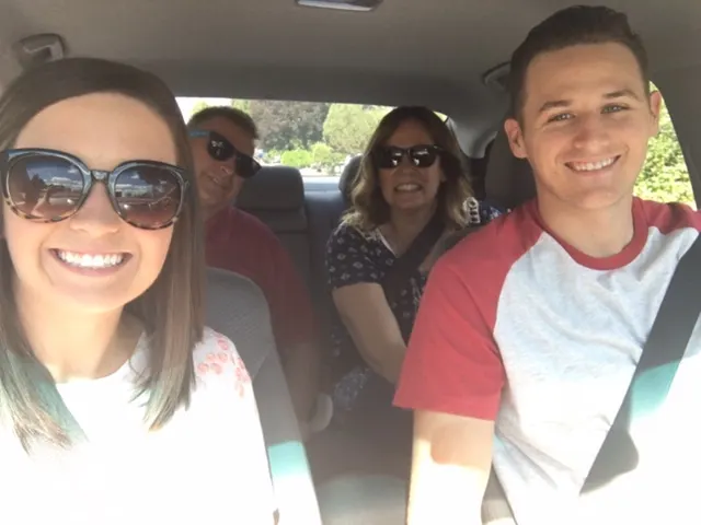 Our drive to Portland begins....