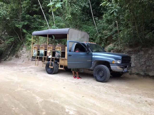 Our Mexican Massage vehicle....
