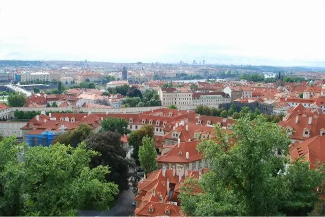 Heading to St. Charles Bridge...
