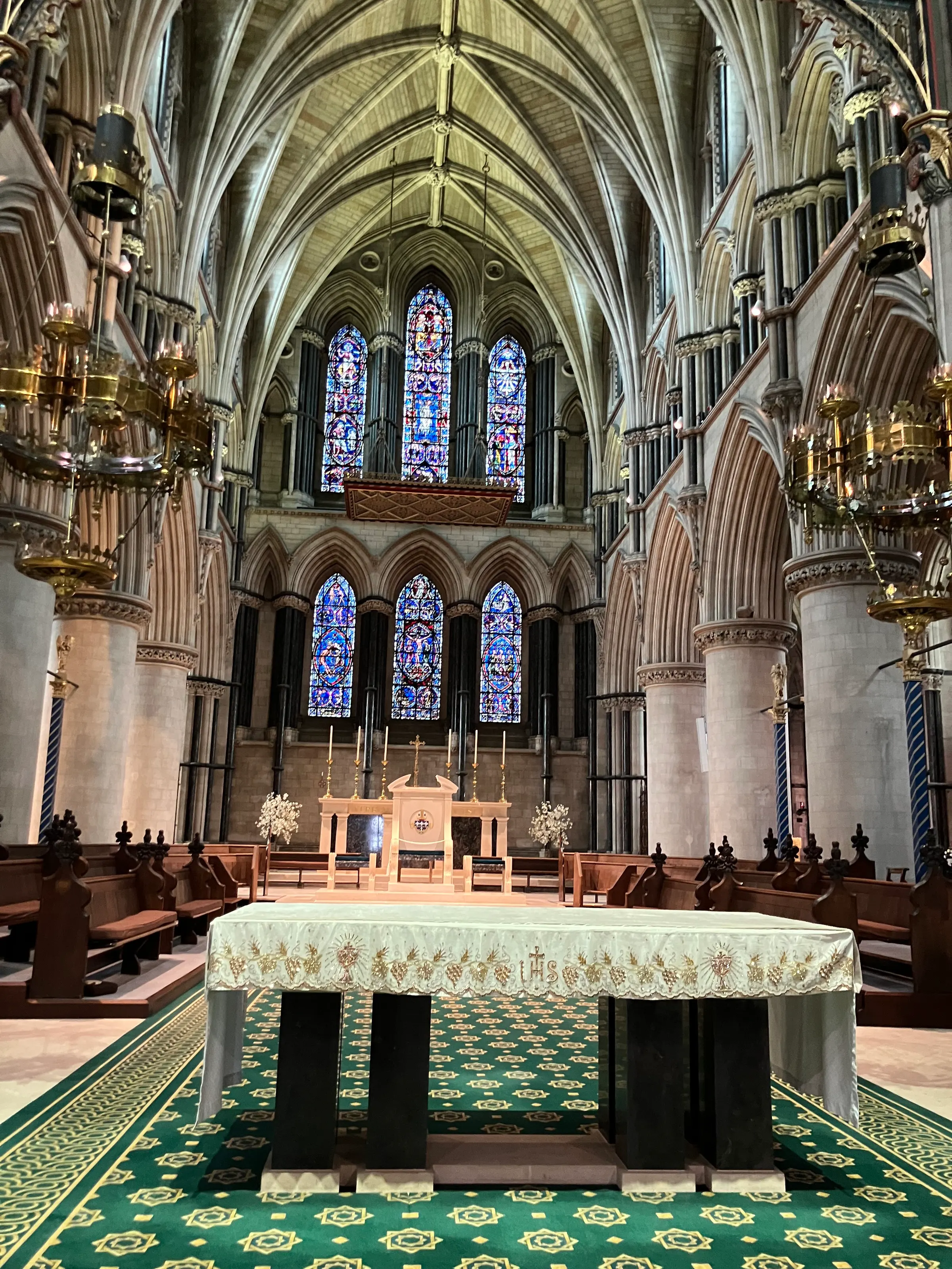 I believe this was in the Catholic Cathedral in Norwich.