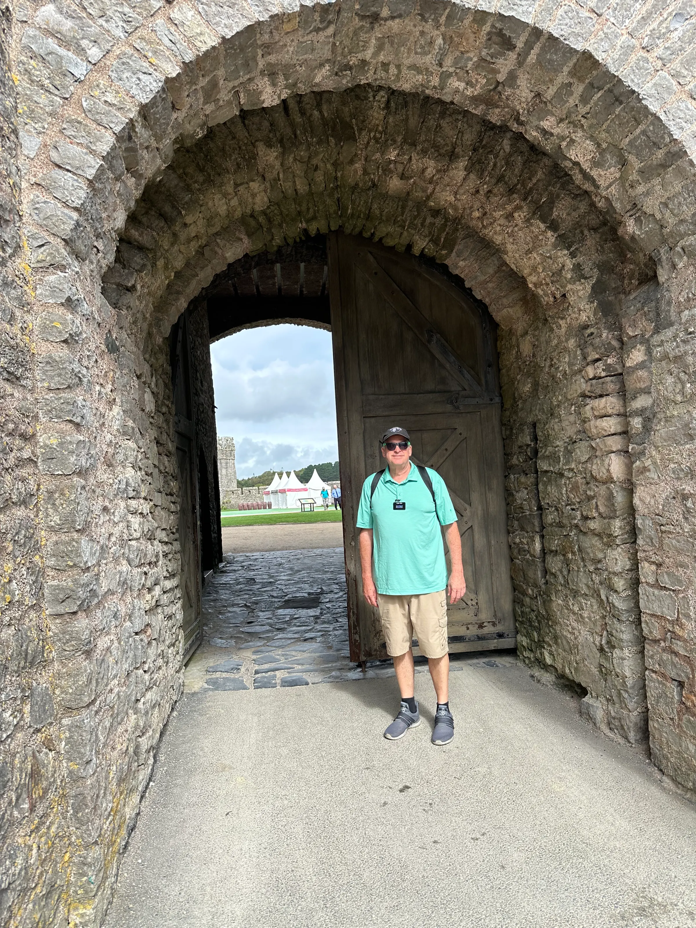 The entrance to Pembroke Castle.