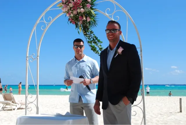 Best Man (Travis) and Maid of Honor (Deej)....