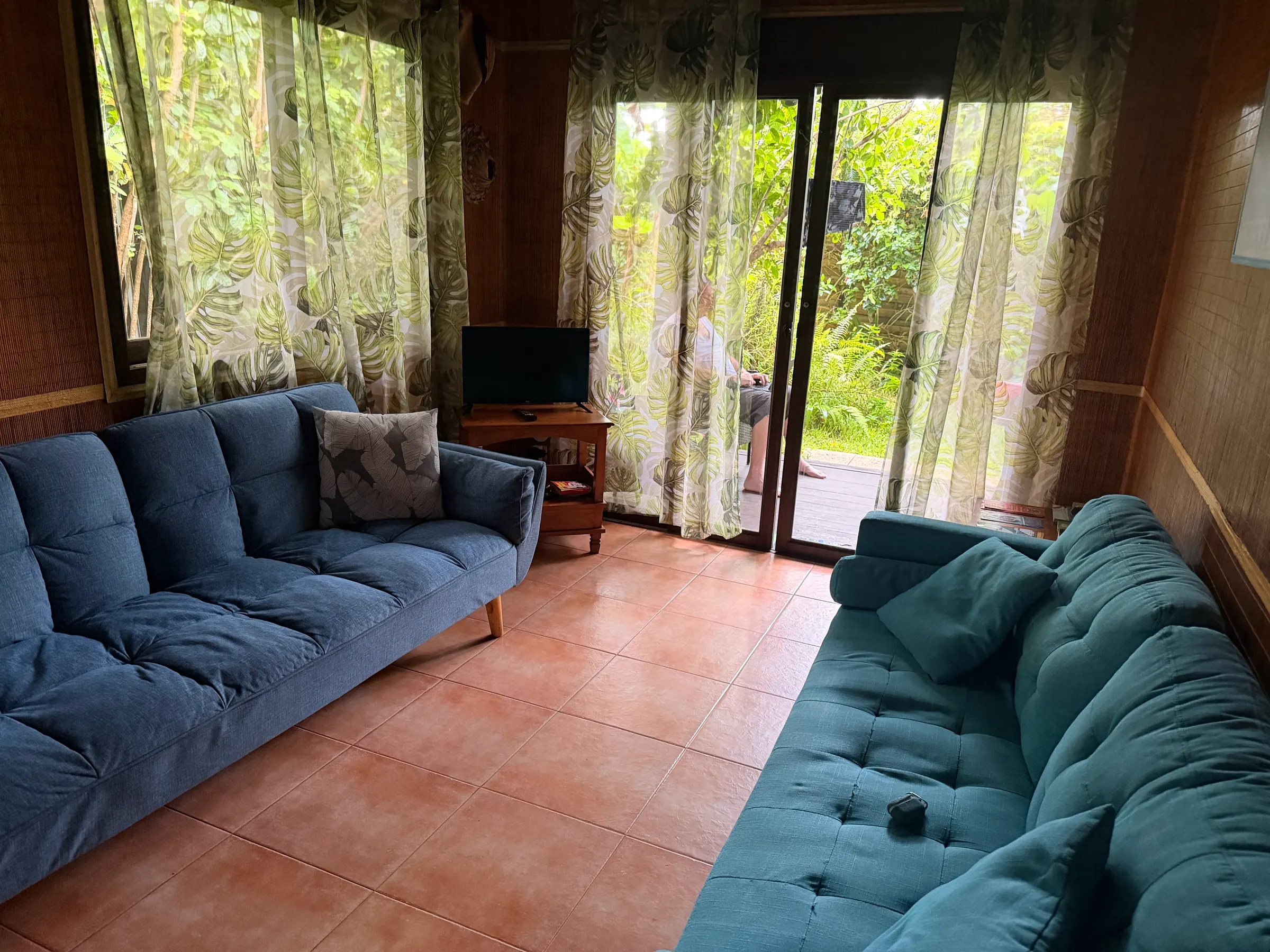 The living area.