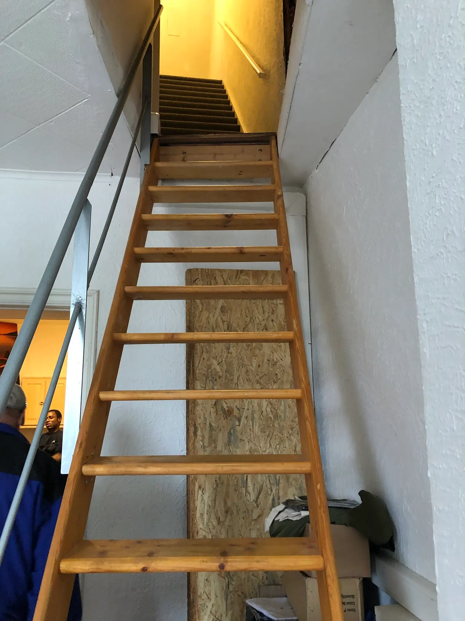 Stairway to heaven...Kim and Ilene’s room this time. 30 stairs.