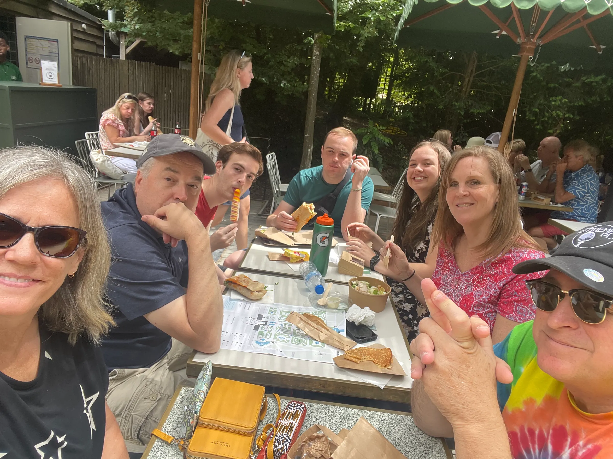 Lunch time in the Palace Garden. The line was so slow…that is one thing I’ll remember about eating here.