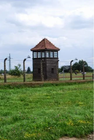 Many guard shacks lined the fence line...I was amazed how big this Birkenau camp was. It was huge. Amazing part of history that we should never forget!