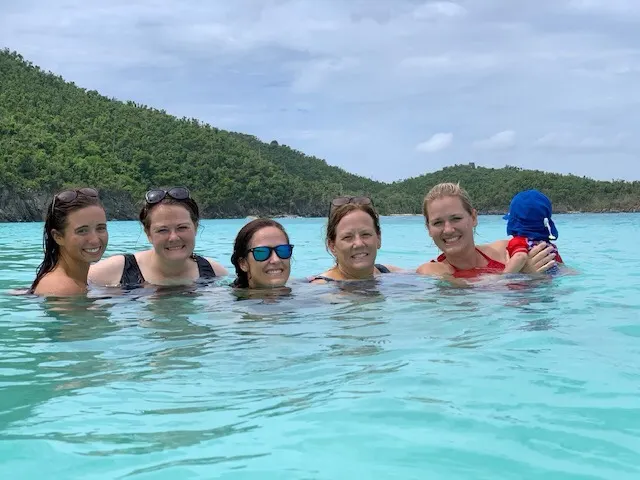Some beautiful ladies....love them all. Atticus was embarrassed to be in the all female picture. So he turned his head!
