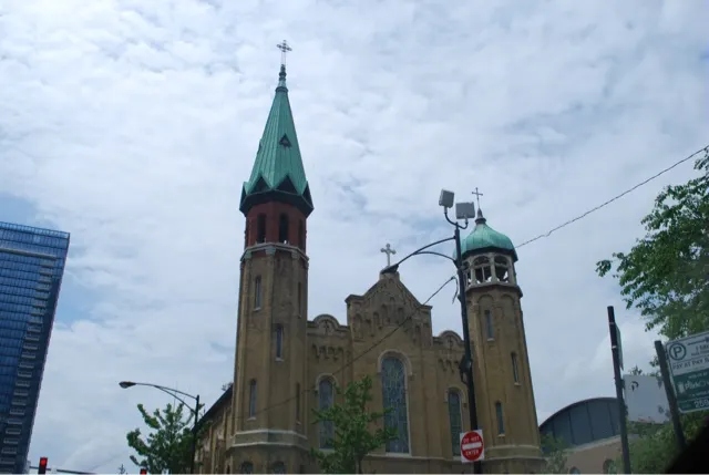 A beautiful church we passed by.
