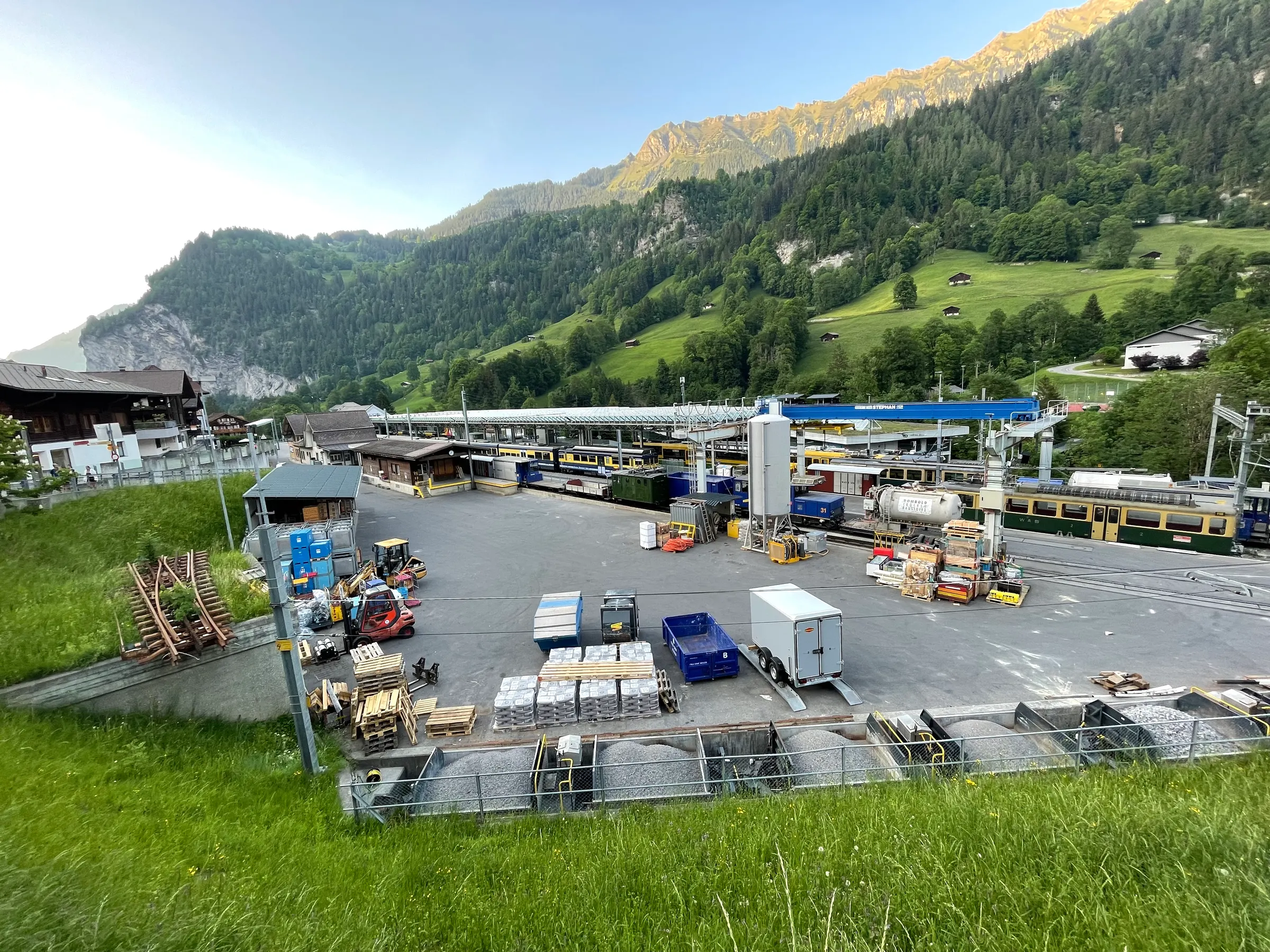 This is the small train station across from our hotel room building. It’s possible that we will be taking a train to some locations. But we will see. Not sure totally what we will be doing here.