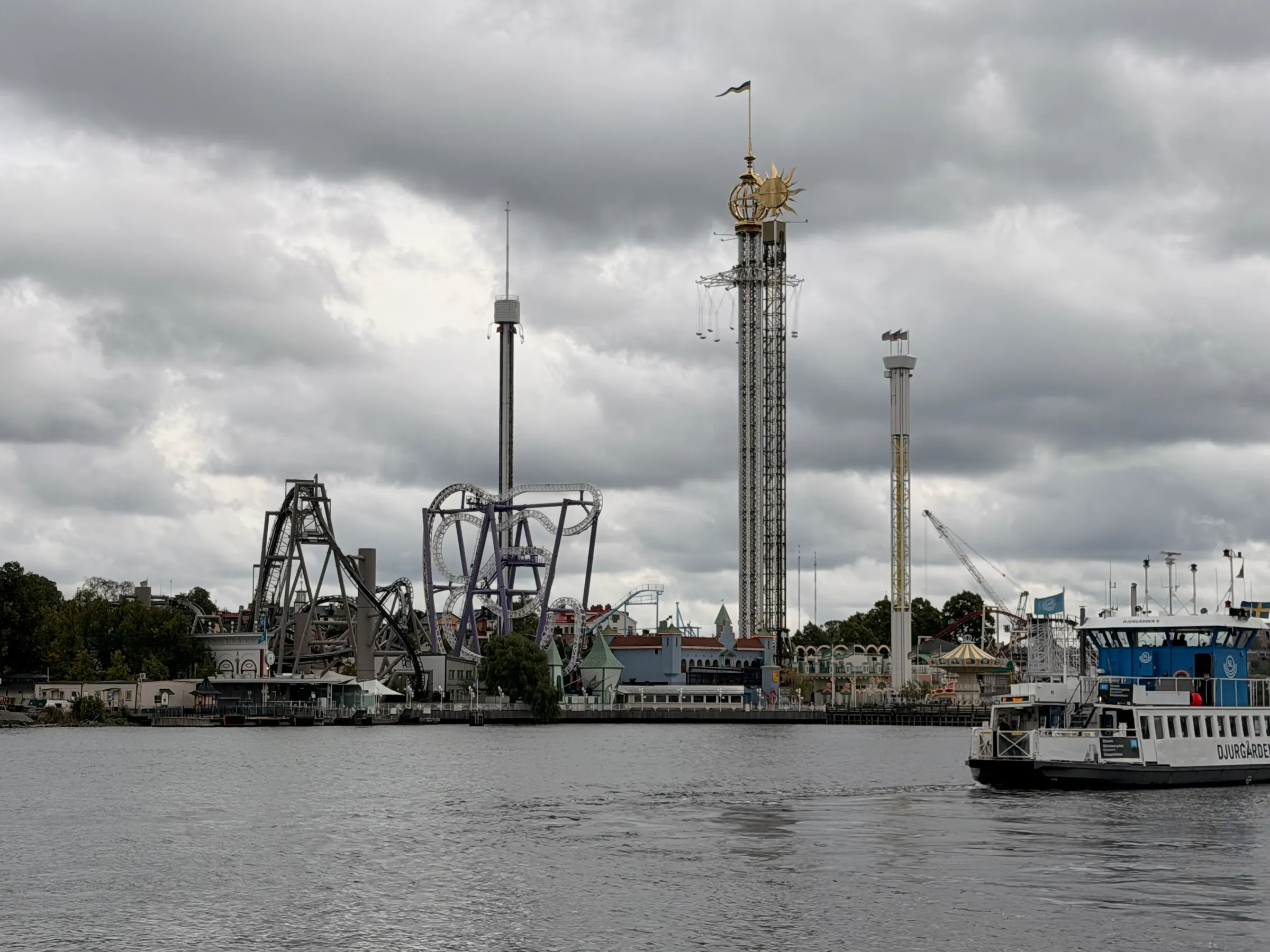 Believe it or not, we were right by their amusement park. Guess who this about killed. She was in such a bad mood that we would not make time to go in and ride the rides. We stayed by one in Copenhagen and now one in Stockholm. Go figure.