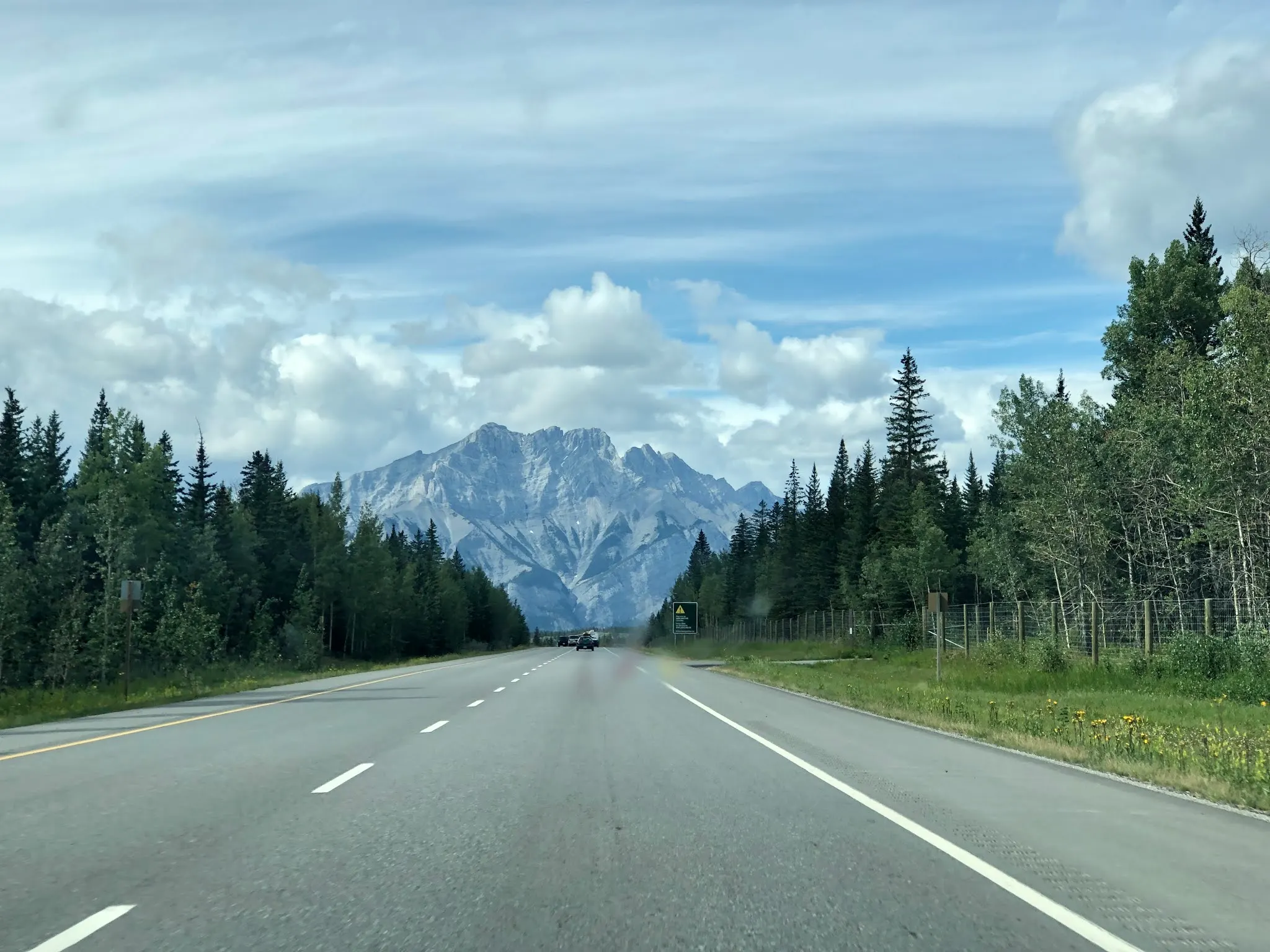 Another picture from the car while driving....