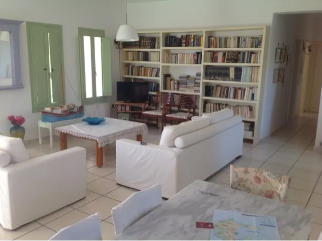 The front room...